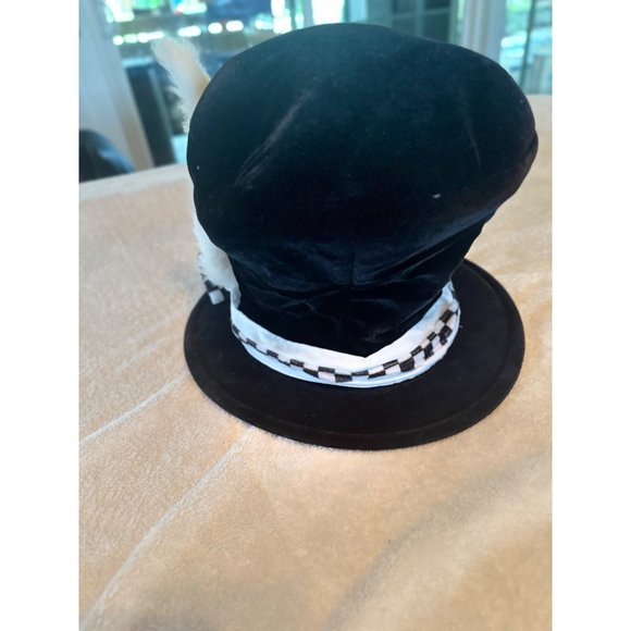 Mad Hatter Top Hat White Rabbit ears Alice in Wonderland Halloween Cosplay - Picture 3 of 6